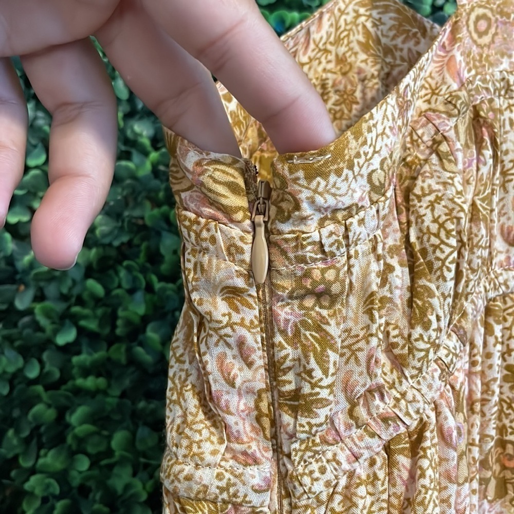 NWT ULLA JOHNSON Cordelia Dress in Meadow Size 10 - Picture 9 of 11
